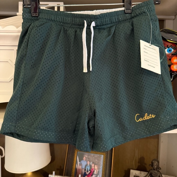 Cadets Check Out Mesh Shorts in Green SZ 8/10 (28-31” Waist) NWT boys - Picture 1 of 3